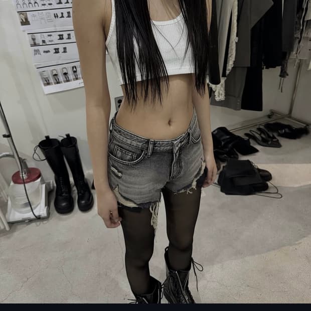 보헤미안서울 흑청 반바지