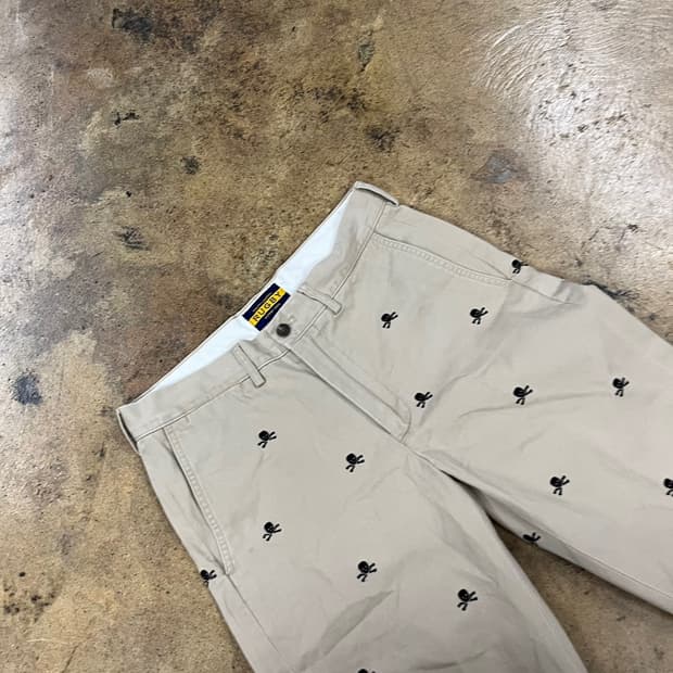 [정품/29] RUGBY 폴로 랄프로렌 해골 패턴 면바지 b10