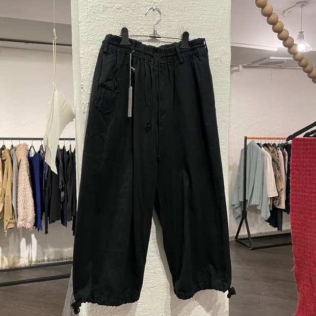 요지야마모토 롱 벌룬팬츠