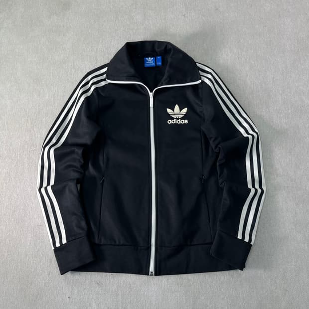 W 95 아디다스 유로파 블랙 트랙탑 져지