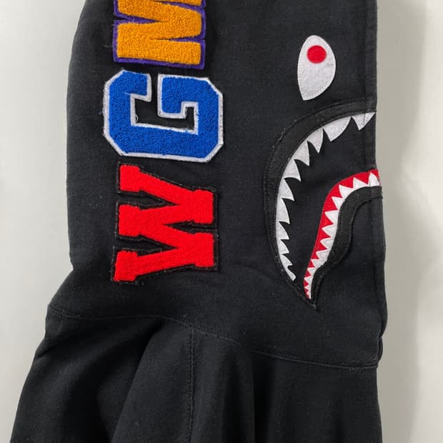 베이프 샤크 풀오버 후디