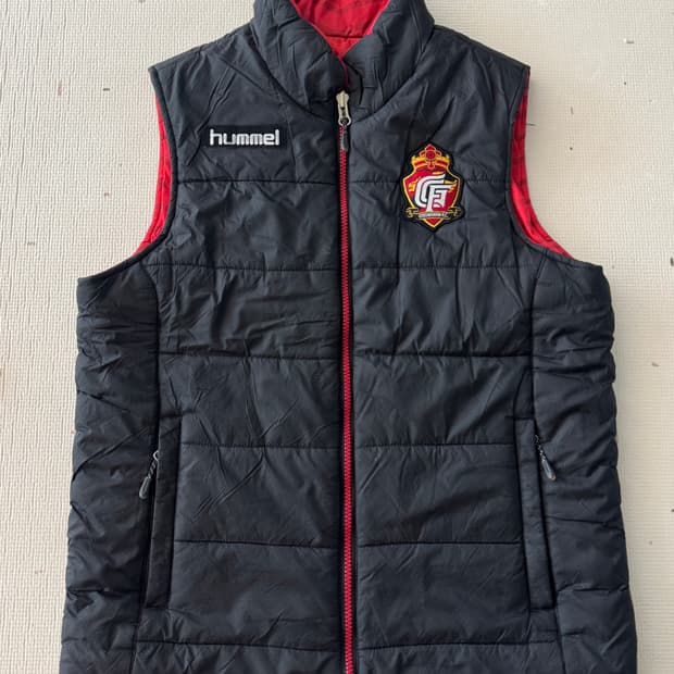 험멜 리버시블 패딩조끼