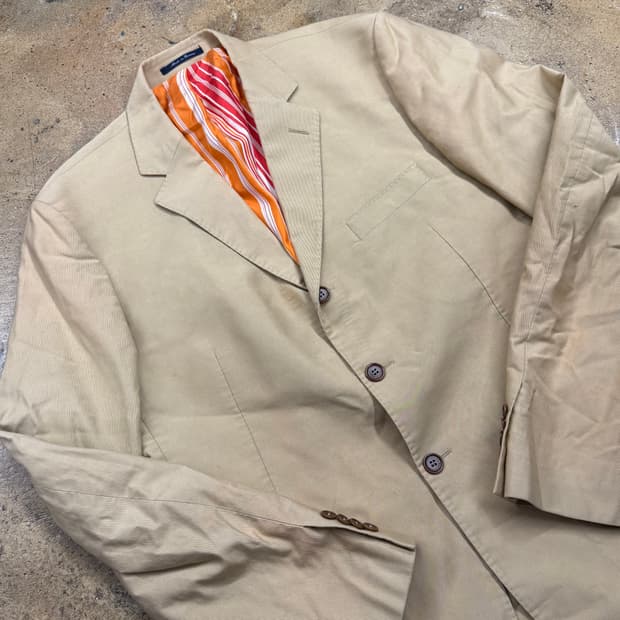 [정품] 타미힐피거 베이지색 블레이저 자켓 b8