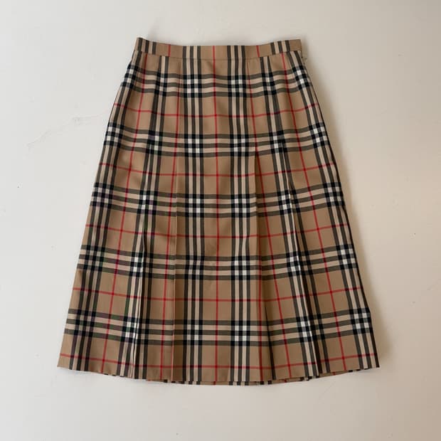 Burberry 버버리 노바체크 플리츠 스커트