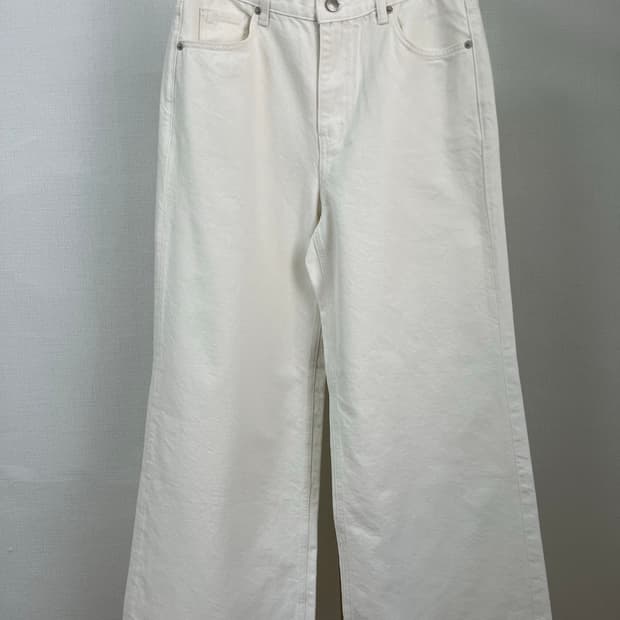 R2W 알투더블유 와이드데님 ivory(3사이즈)