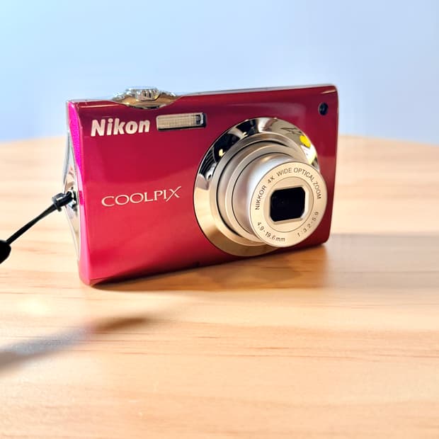 Nikon coolpix s4000 니콘 쿨픽스 빈티지 루비컬러 디카