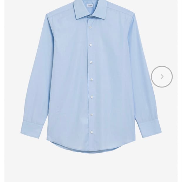 Swann Paris sky blue poplin shirt