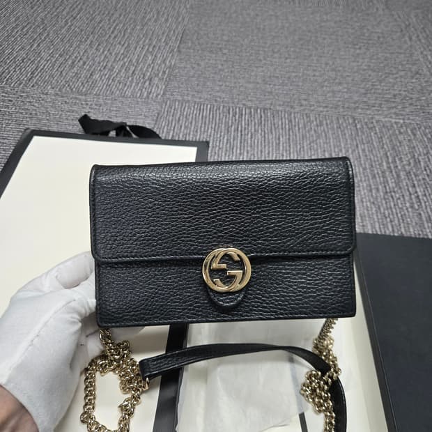 [특가][정품] 구찌 인터로킹 체인백