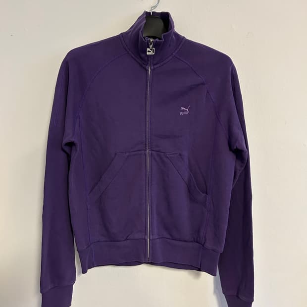 푸마 올드스쿨 백그래픽 퍼플 트랙 탑