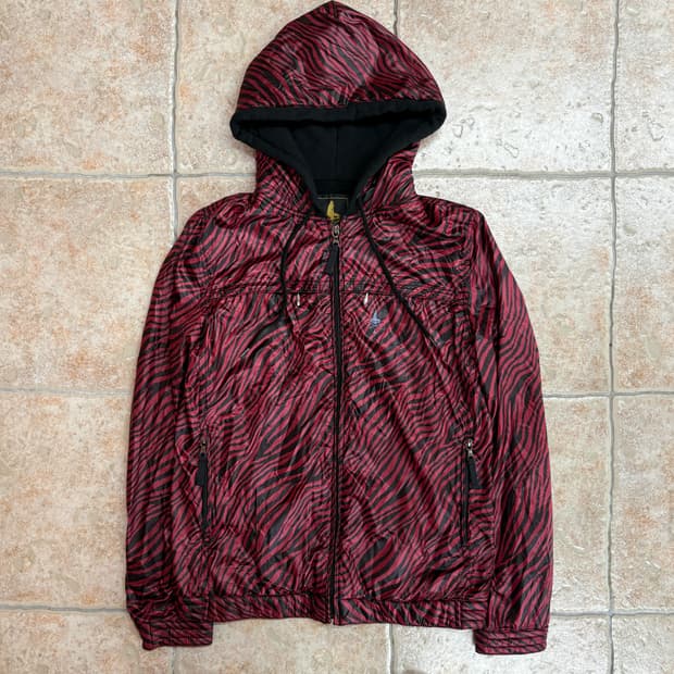 Hysteric Glamour zebra hood zip-up