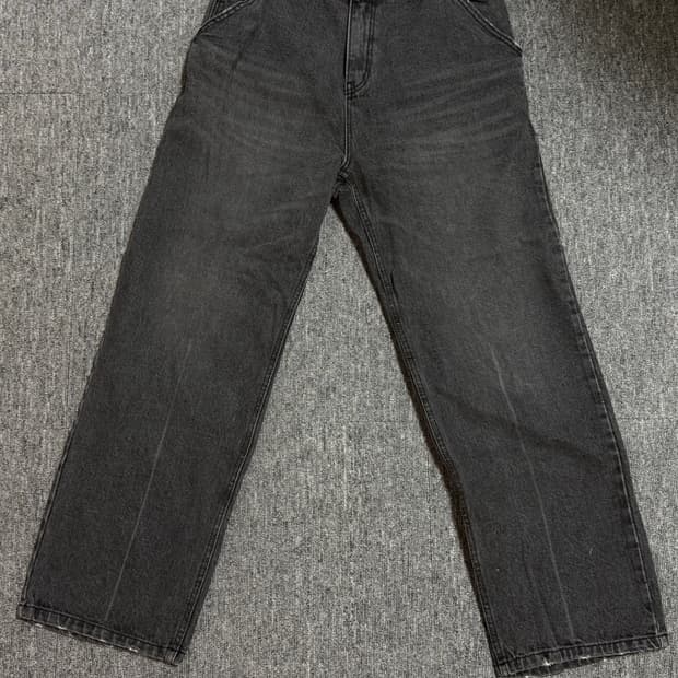 빈티지 데님 흑청바지