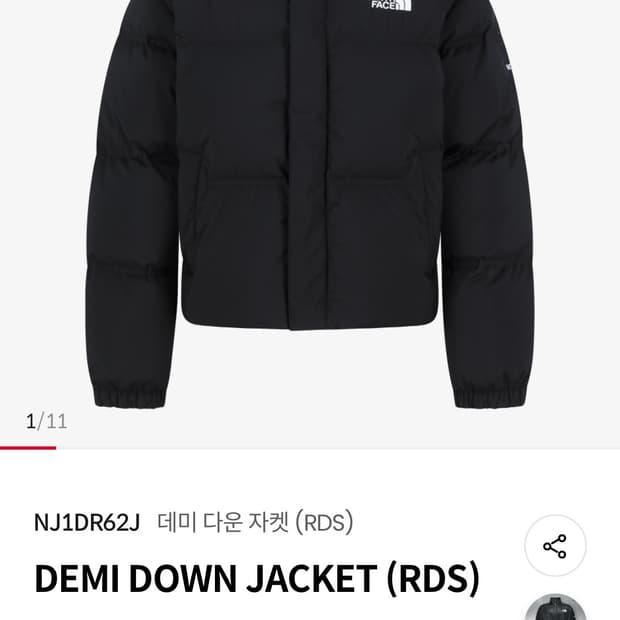 [85] 노스페이스 데미 다운 패딩