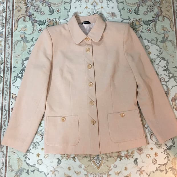 로즈핑크 버튼 자켓