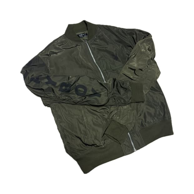 플레이보이 카키 MA-1 항공점퍼