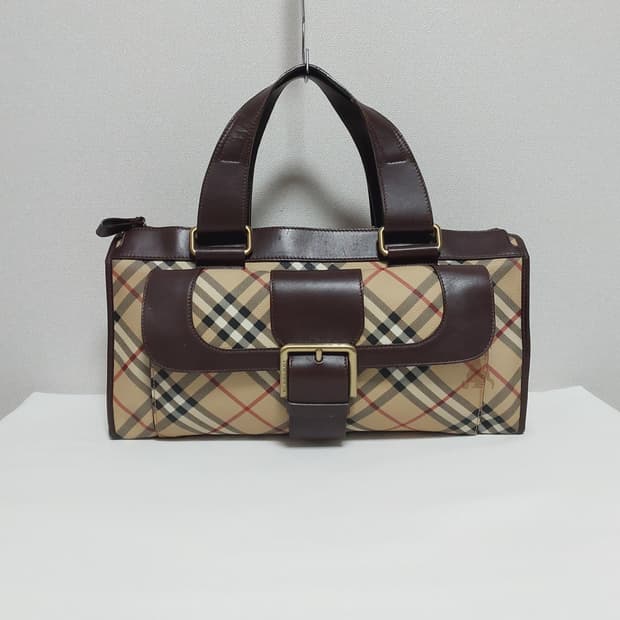 버버리 헤이마켓 체크 포켓 토트백 (정품)