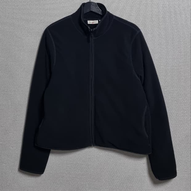 실측 M (95) 폴로 랄프로렌 진스 코 블랙 플리스 후리스 집업