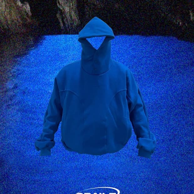 Grailz GEOMETRY HOODIE azzuri blue