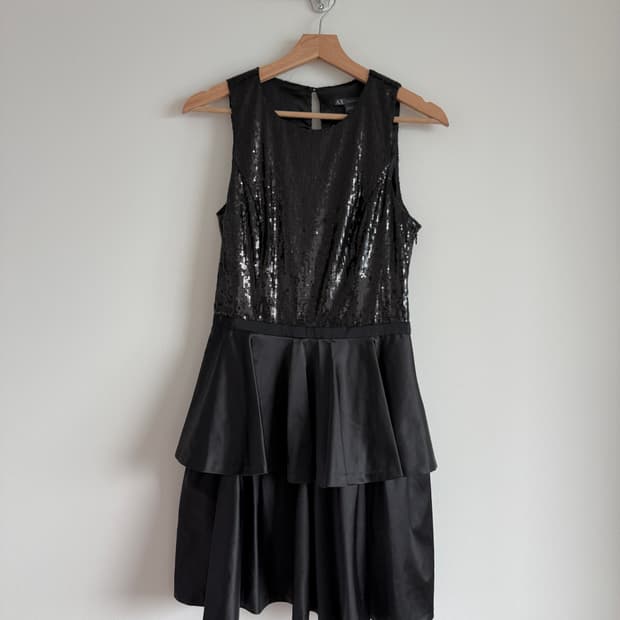 아르마니 익스체인지(A|X) 스팽글 레이어드 원피스