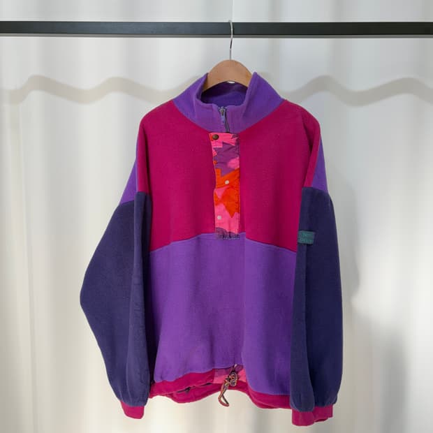 BLUE OCEAN fleece half zip up