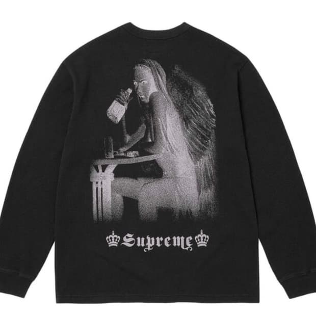 슈프림 엔젤 써멀 블랙 - 25FW