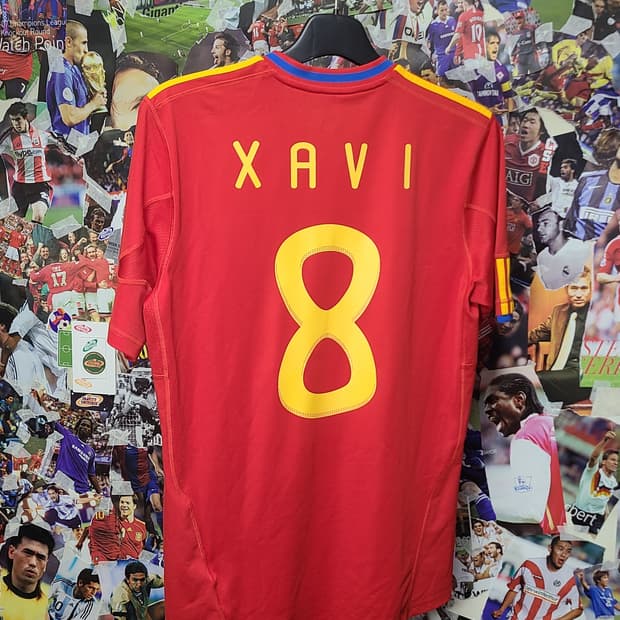 스페인 2010년 월드컵 사비 유니폼