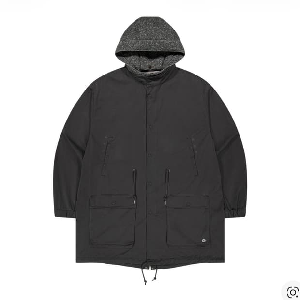 코이세이오 워시드 밀리터리 자켓 머드 차콜 야상 