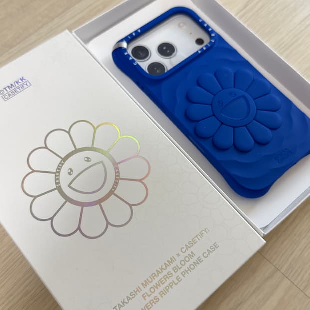 케이스티파이 무라카미 타카시 플라워 블룸 리플 폰 케이스
