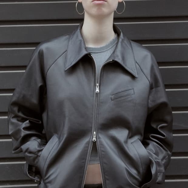 머듈 레더 A8 : leather blouson 3
