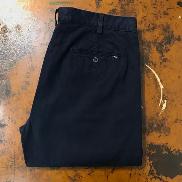 폴로랄프로렌 네이비 코튼 치노 팬츠 면바지 허리 34 사이즈 