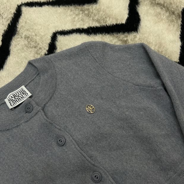 [Free]마리떼 프랑소와저버 크롭 울 가디건/그레이