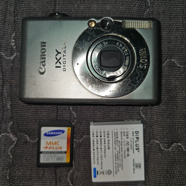 캐논 IXY 60 삼성 256MB 메모리 카드 + 배터리