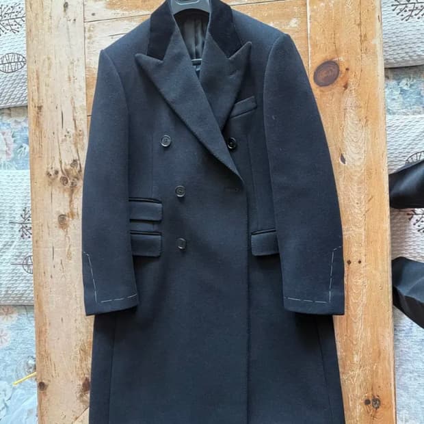 랄프로렌 퍼플라벨 더블코트