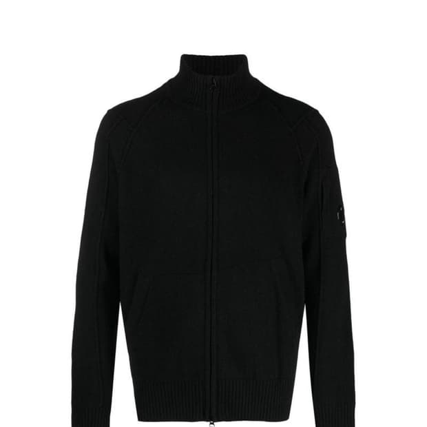 25FW CP 컴퍼니 남성 집업 가디건 블랙 RFCMKN708A 1101