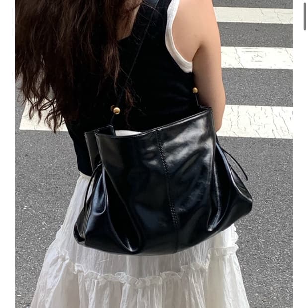 르메메 Sac Lucien Black 숄더백 