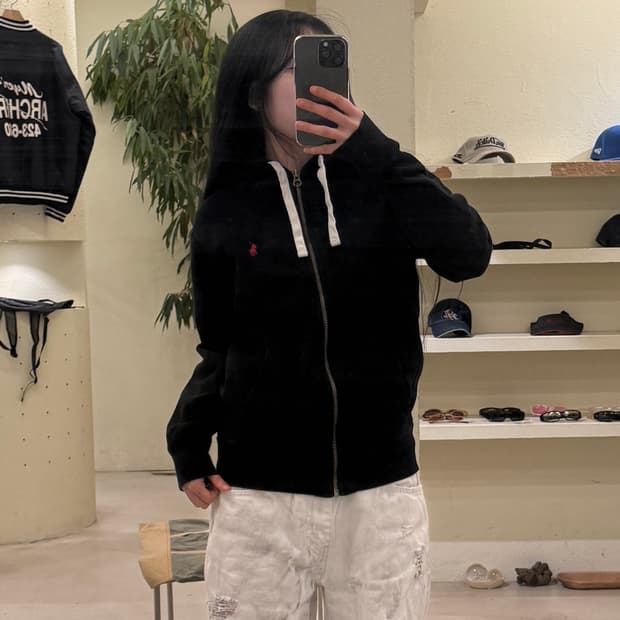 폴로 랄프로렌 레드포니 스웻 후드 집업 U357