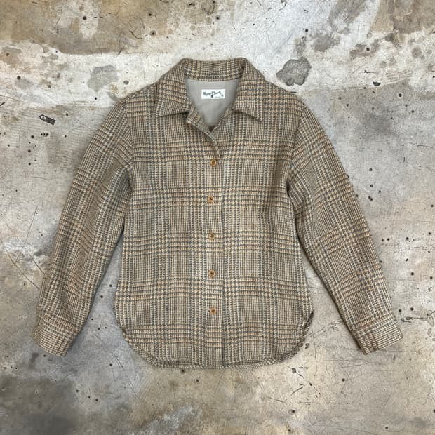 마가렛호웰 울 트위드 체크셔츠