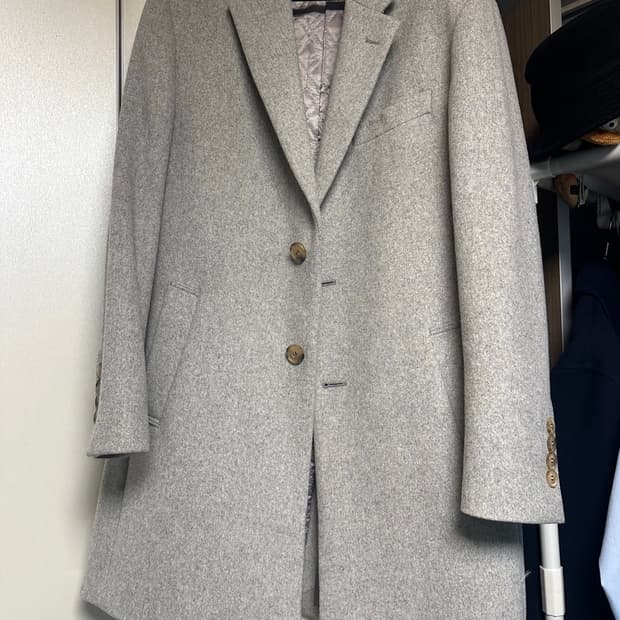 Zen 밝은 회색 코트