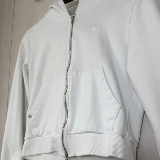 KASHIKO 카시코 얀트라 슬림 후드 집업 화이트 M Wo