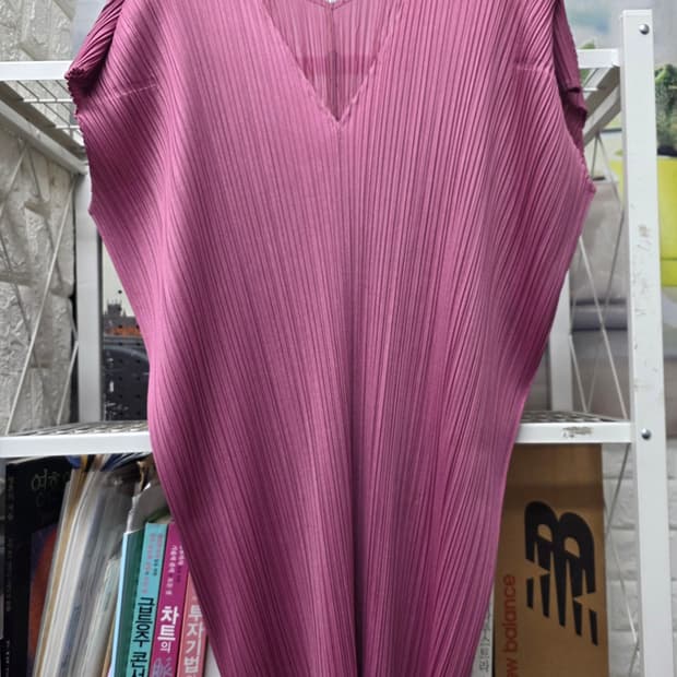 플리츠플리즈 이세이미야케 캡소매 원피스 55~66 여름원피스 WM53