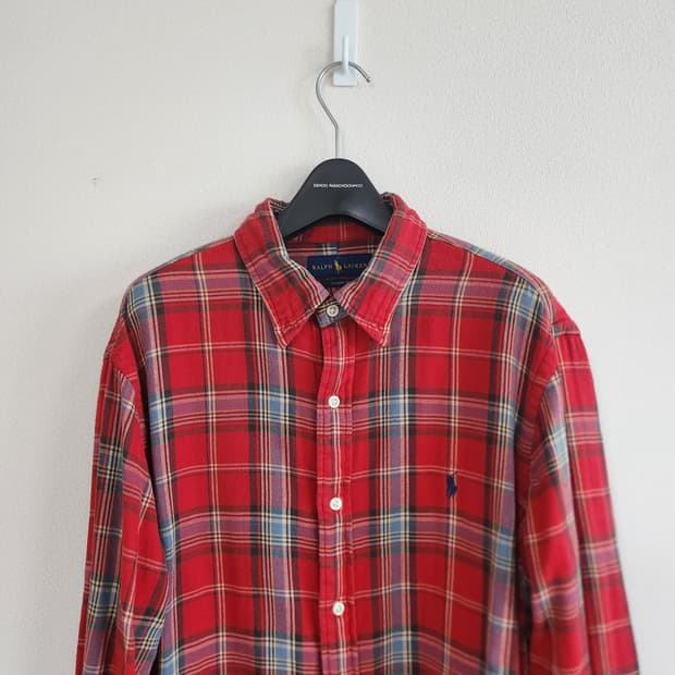 폴로랄프로렌 체크셔츠 (L