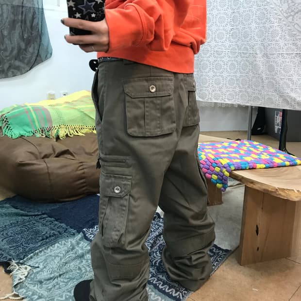 BLUEFORCE 빈티지 카고팬츠 
