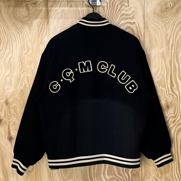 Comme Ca Du Mode 백 로고 바시티 자켓