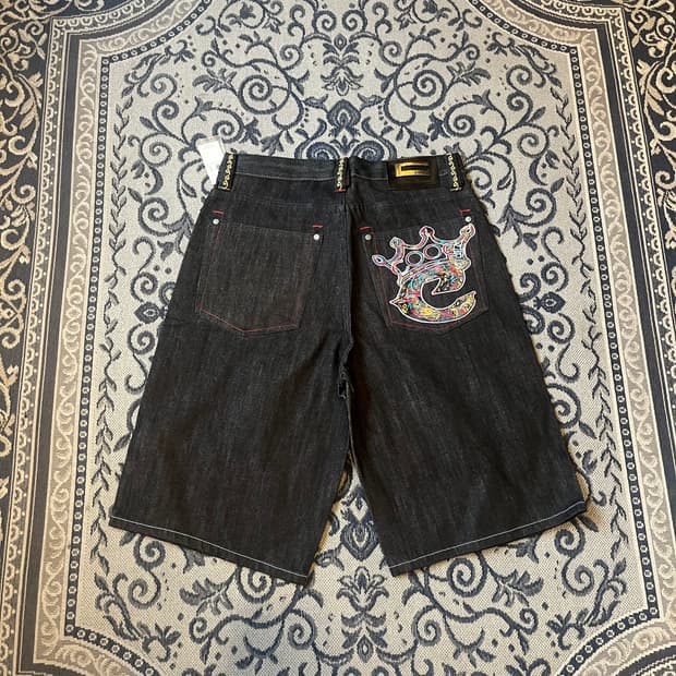 34 COOGI 데님 하프 팬츠/W2378