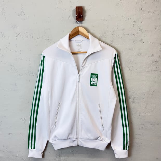 아디다스 슈프림 스탠스미스 빈티지 트랙탑 져지 화이트