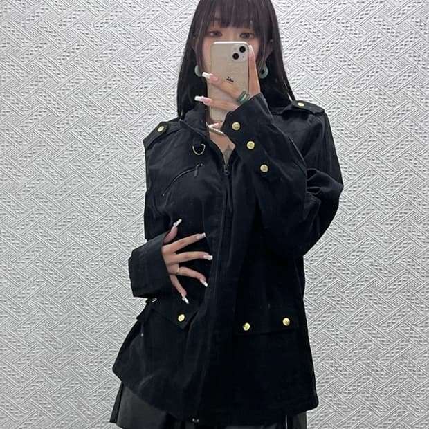 아디다스 흑탭 밀리터리 사파리 헌팅 워크 야상 자켓 100 C13884
