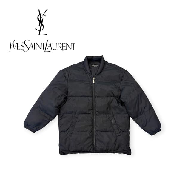 입생로랑 블랙 푸퍼 봄버