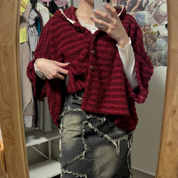 성냥팔이 모리걸 하구미 레드 후드 망토