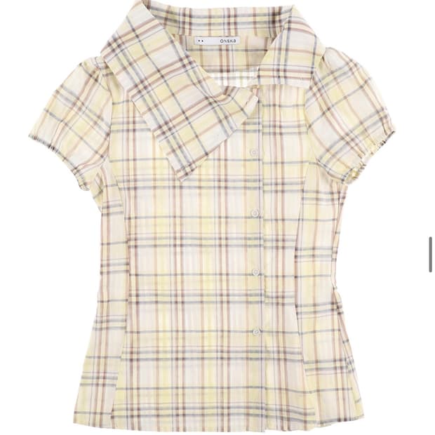 온스카 onska Drape collar blouse size2
