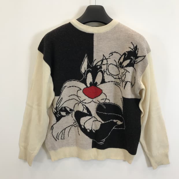 90s 빈티지 워너브라더스 루니툰즈 니트 [여성90]