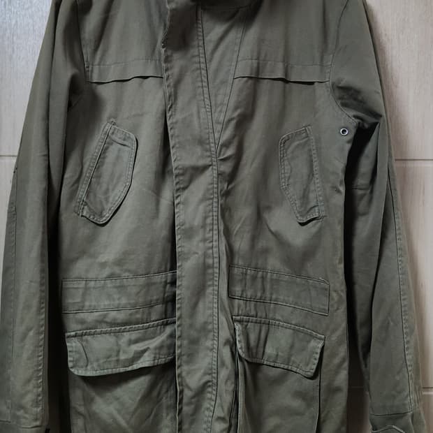 Takeo Kikuchi 카키 남성 야상 자켓 95